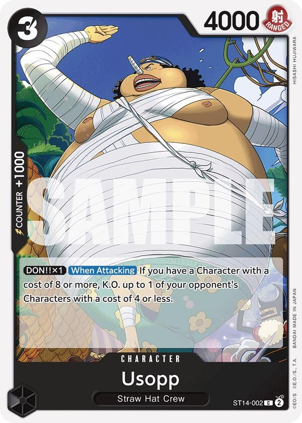 Image for Usopp (ST14-002) (Starter Deck 14: 3D2Y) (ST-14) - One Piece Card Game