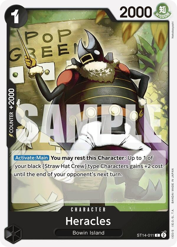 Image for Heracles (ST14-011) (Starter Deck 14: 3D2Y) (ST-14) - One Piece Card Game
