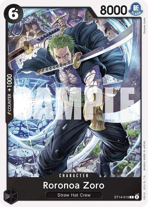Image for Roronoa Zoro (ST14-013) (Starter Deck 14: 3D2Y) (ST-14) - One Piece Card Game