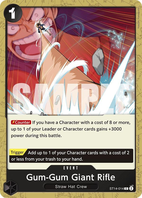 Image for Gum-Gum Giant Rifle (ST14-014) (Starter Deck 14: 3D2Y) (ST-14) - One Piece Card Game