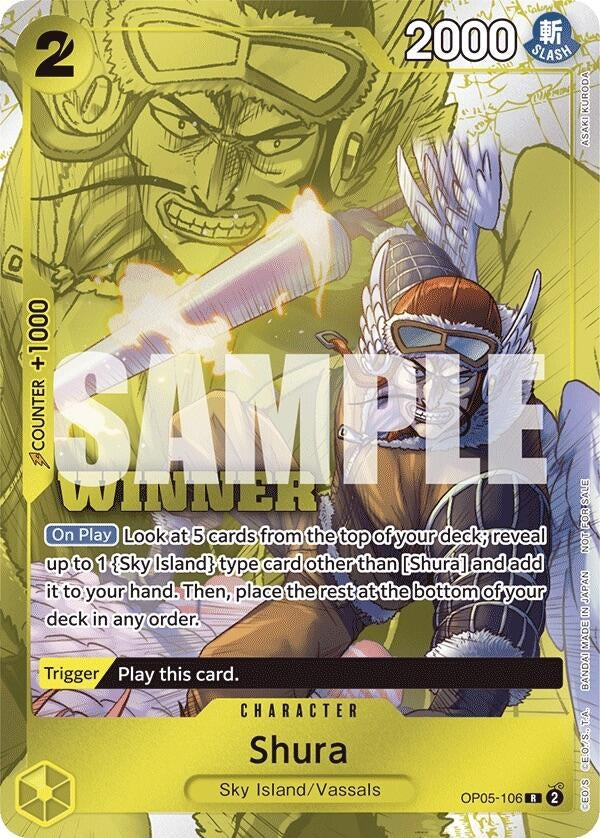 Image for Shura (Winner Pack Vol. 7) (OP05-106) (One Piece Promotion Cards) (OP-PR) - One Piece Card Game