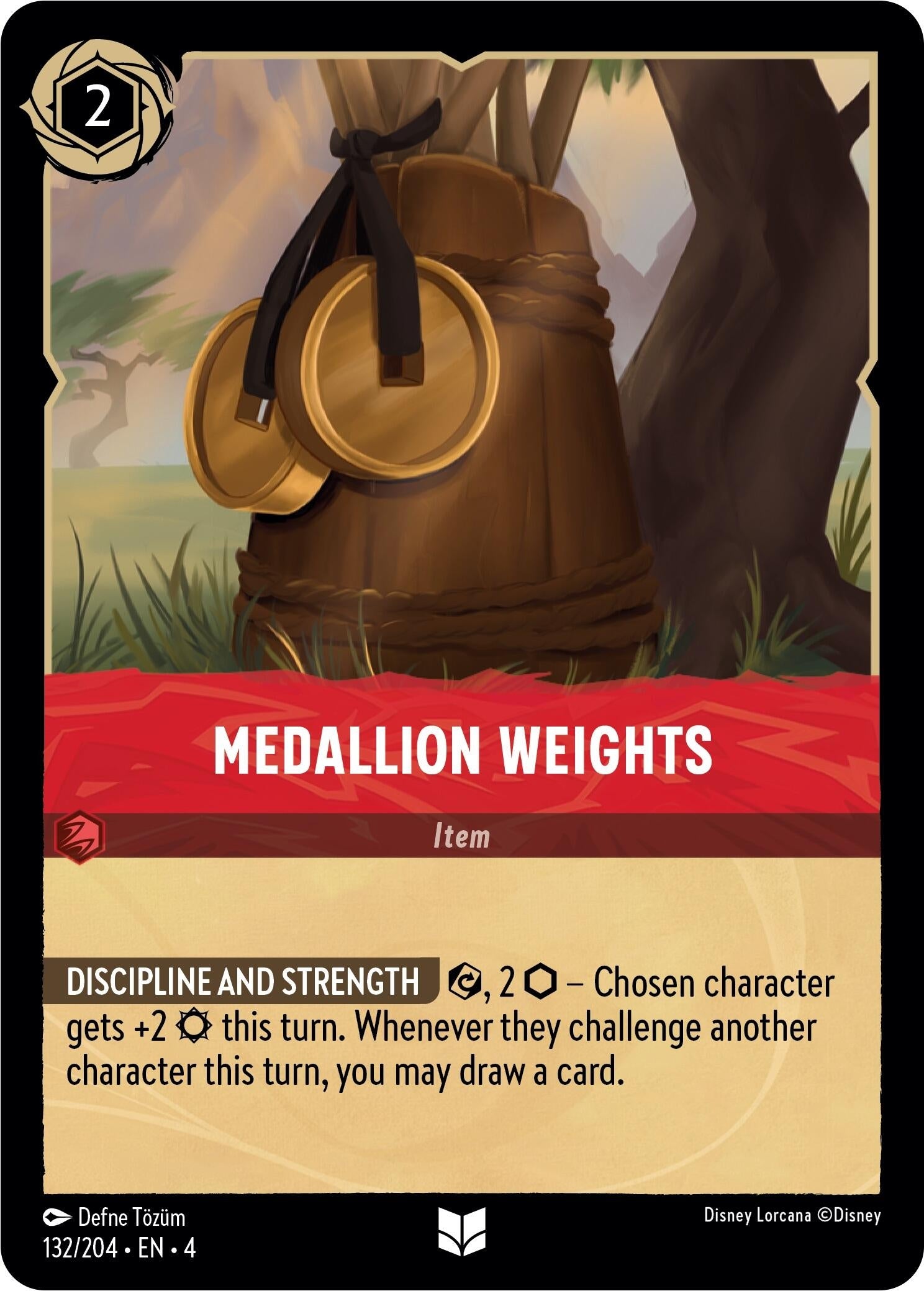 Image for Medallion Weights (132/204) (Ursula's Return) (4) - Disney Lorcana