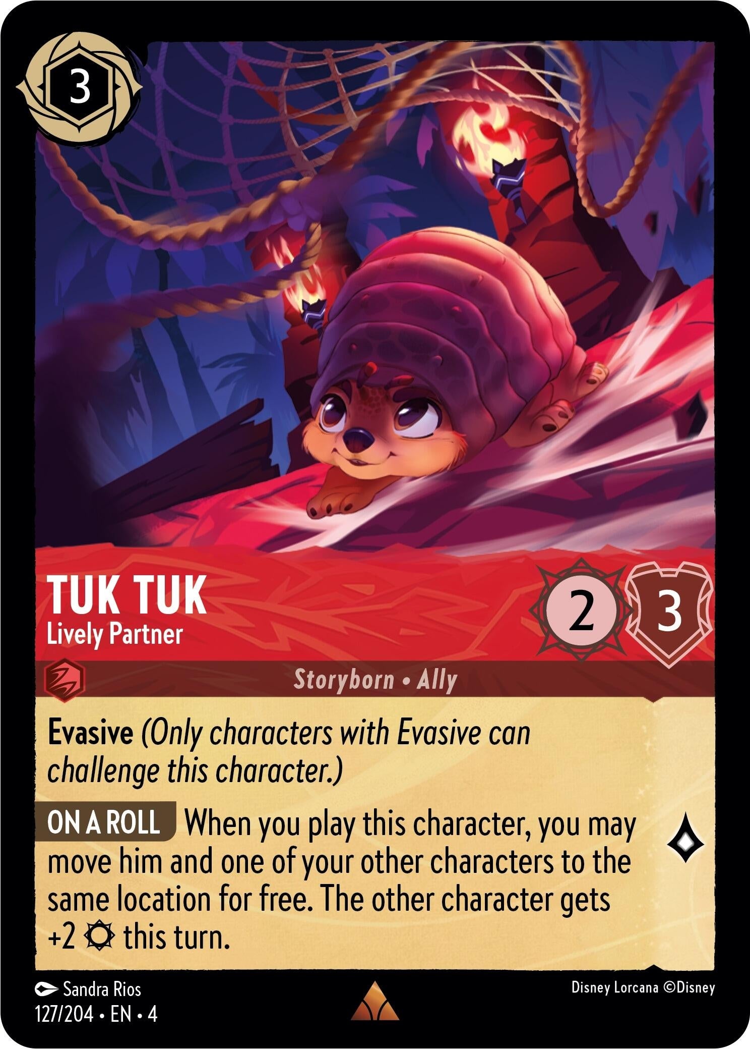 Image for Tuk Tuk - Lively Partner (127/204) (Ursula's Return) (4) - Disney Lorcana