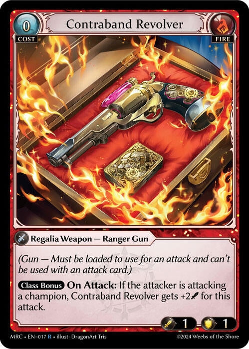 Image for Contraband Revolver (017) (Mercurial Heart) (MRC) - Grand Archive TCG