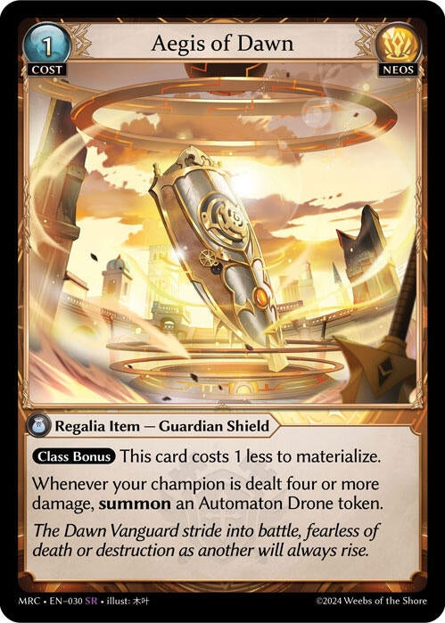 Image for Aegis of Dawn (030) (Mercurial Heart) (MRC) - Grand Archive TCG