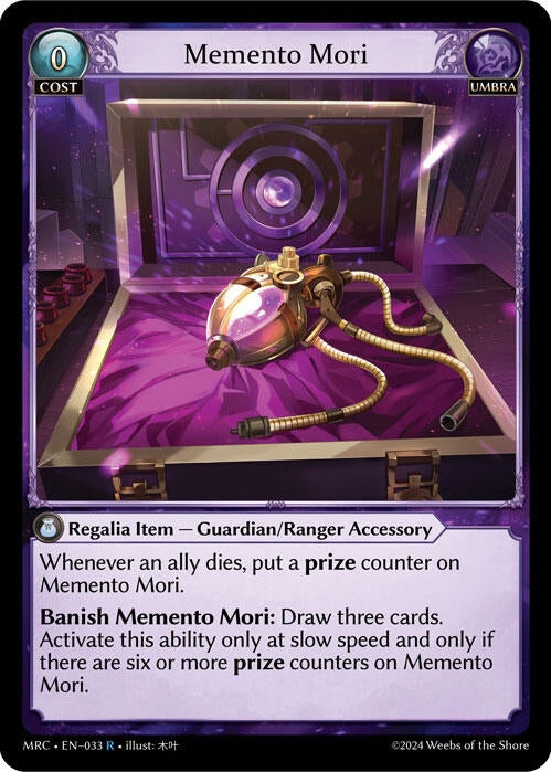 Image for Memento Mori (033) (Mercurial Heart) (MRC) - Grand Archive TCG