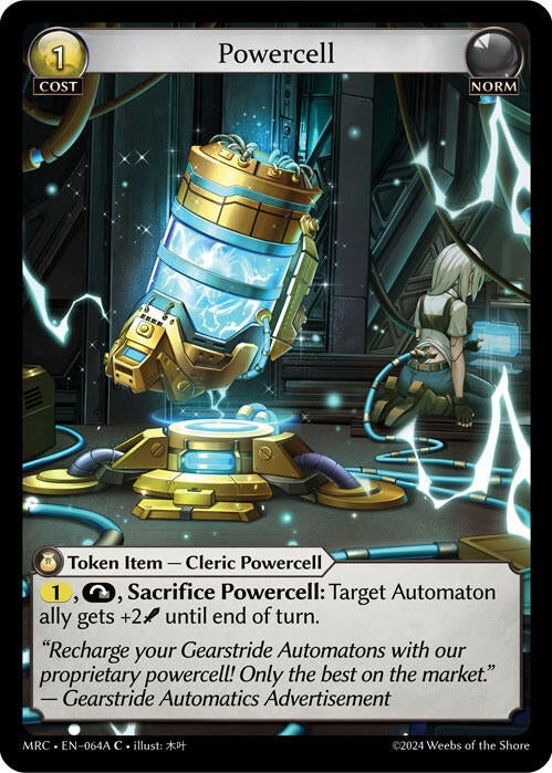 Image for Powercell (64A) (64A) (Mercurial Heart) (MRC) - Grand Archive TCG