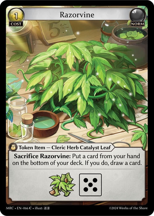 Image for Razorvine (066) (Mercurial Heart) (MRC) - Grand Archive TCG