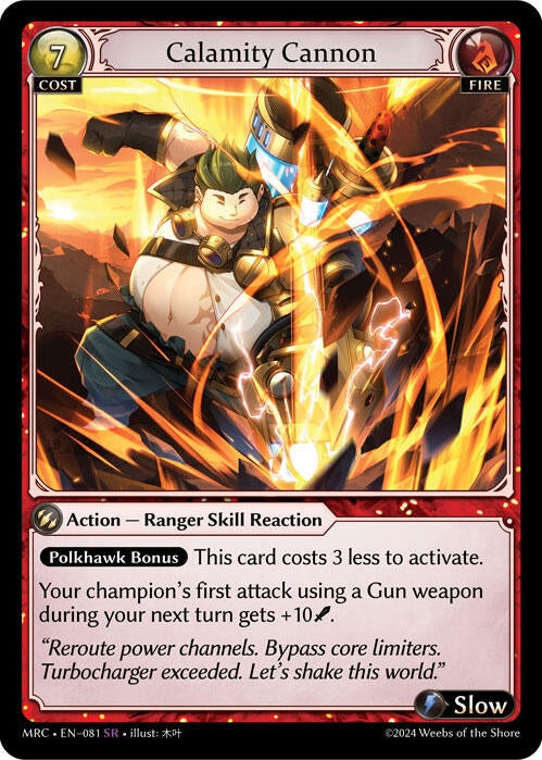 Image for Calamity Cannon (081) (Mercurial Heart) (MRC) - Grand Archive TCG