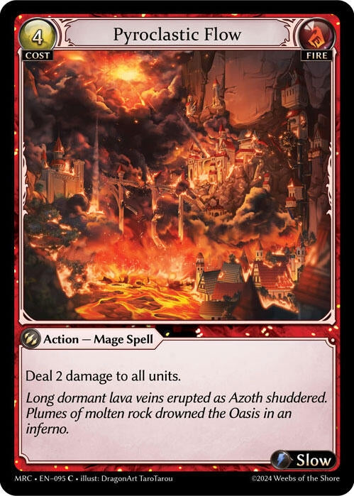 Image for Pyroclastic Flow (095) (Mercurial Heart) (MRC) - Grand Archive TCG