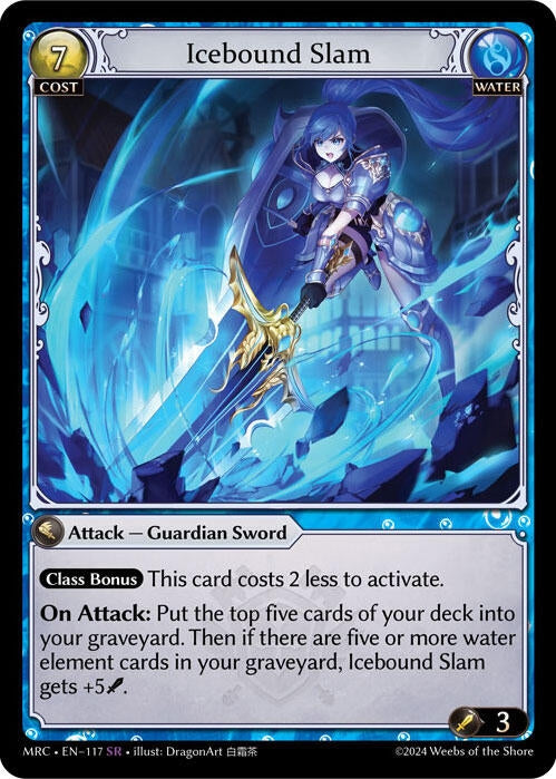 Image for Icebound Slam (117) (Mercurial Heart) (MRC) - Grand Archive TCG