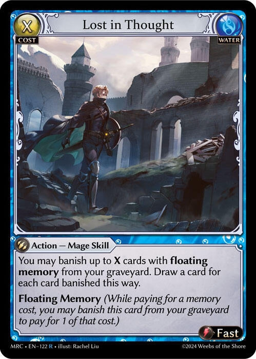 Image for Lost in Thought (122) (Mercurial Heart) (MRC) - Grand Archive TCG