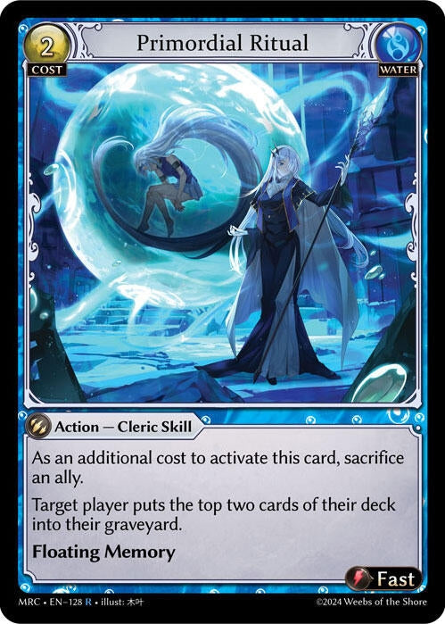 Image for Primordial Ritual (128) (Mercurial Heart) (MRC) - Grand Archive TCG