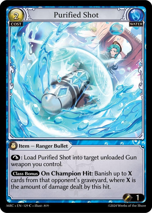 Image for Purified Shot (129) (Mercurial Heart) (MRC) - Grand Archive TCG