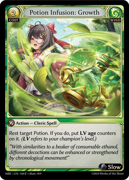 Image for Potion Infusion: Growth (148) (Mercurial Heart) (MRC) - Grand Archive TCG