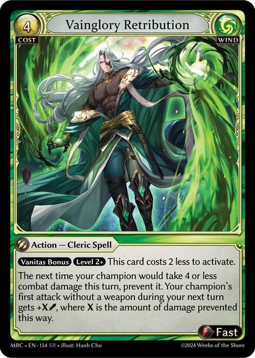 Image for Vainglory Retribution (154) (Mercurial Heart) (MRC) - Grand Archive TCG