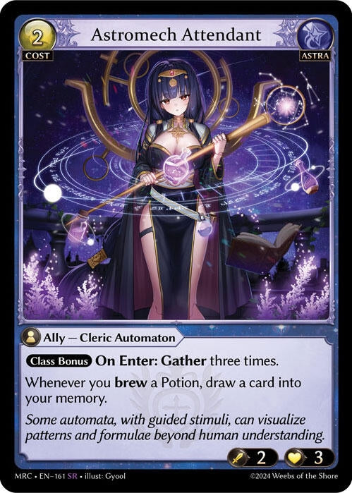 Image for Astromech Attendant (161) (Mercurial Heart) (MRC) - Grand Archive TCG