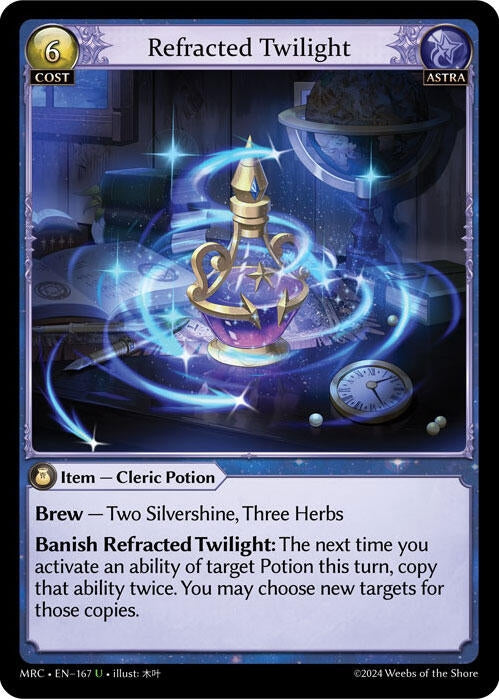 Image for Refracted Twilight (167) (Mercurial Heart) (MRC) - Grand Archive TCG
