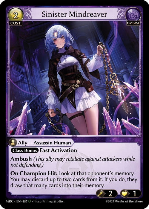 Sinister Mindreaver (187) (Mercurial Heart)
