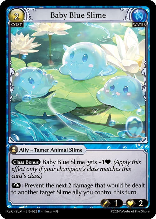 Image for Baby Blue Slime (022) (Silvie Re:Collection, Slime Sovereign) (SLM) - Grand Archive TCG