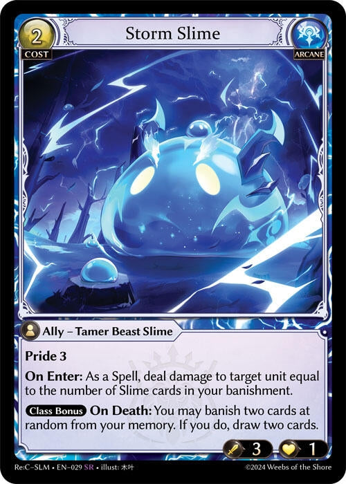 Image for Storm Slime (029) (Silvie Re:Collection, Slime Sovereign) (SLM) - Grand Archive TCG