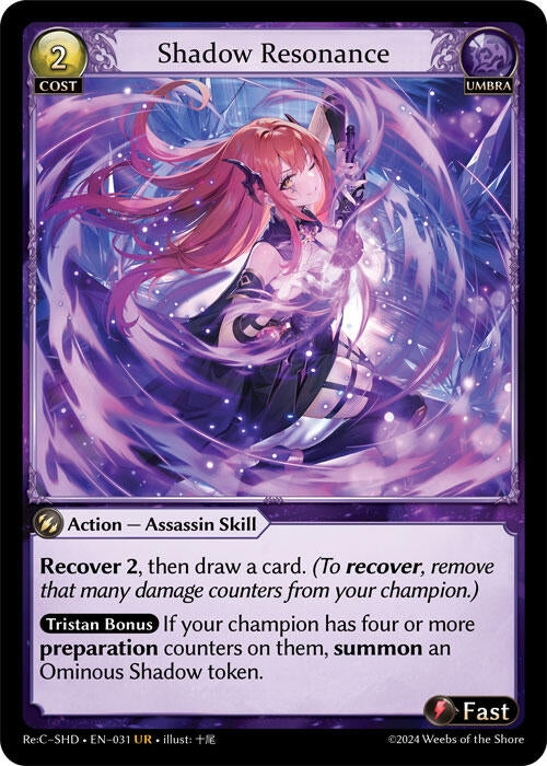 Image for Shadow Resonance (031) (Tristan Re:Collection, Shadowdancer) (SHD) - Grand Archive TCG