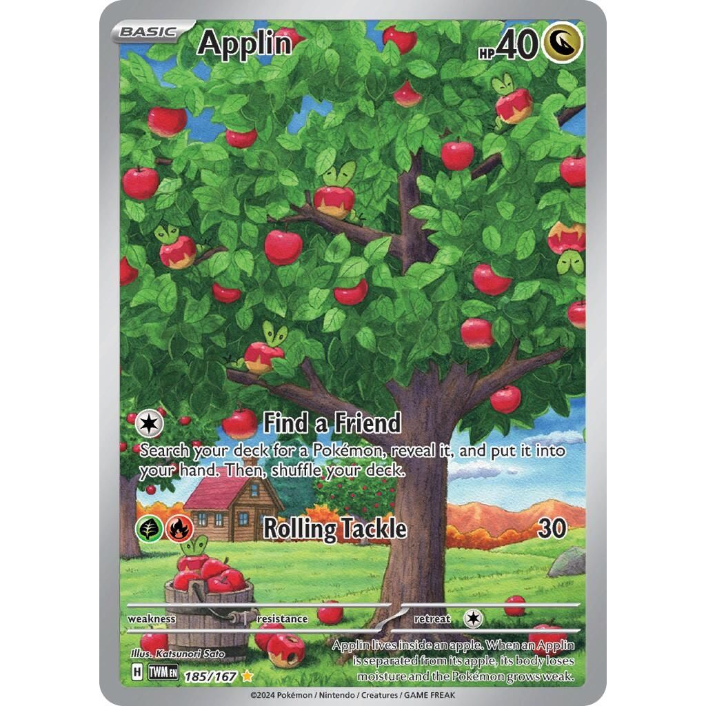 Image for Applin (185/167) (SV06: Twilight Masquerade) - Pokemon