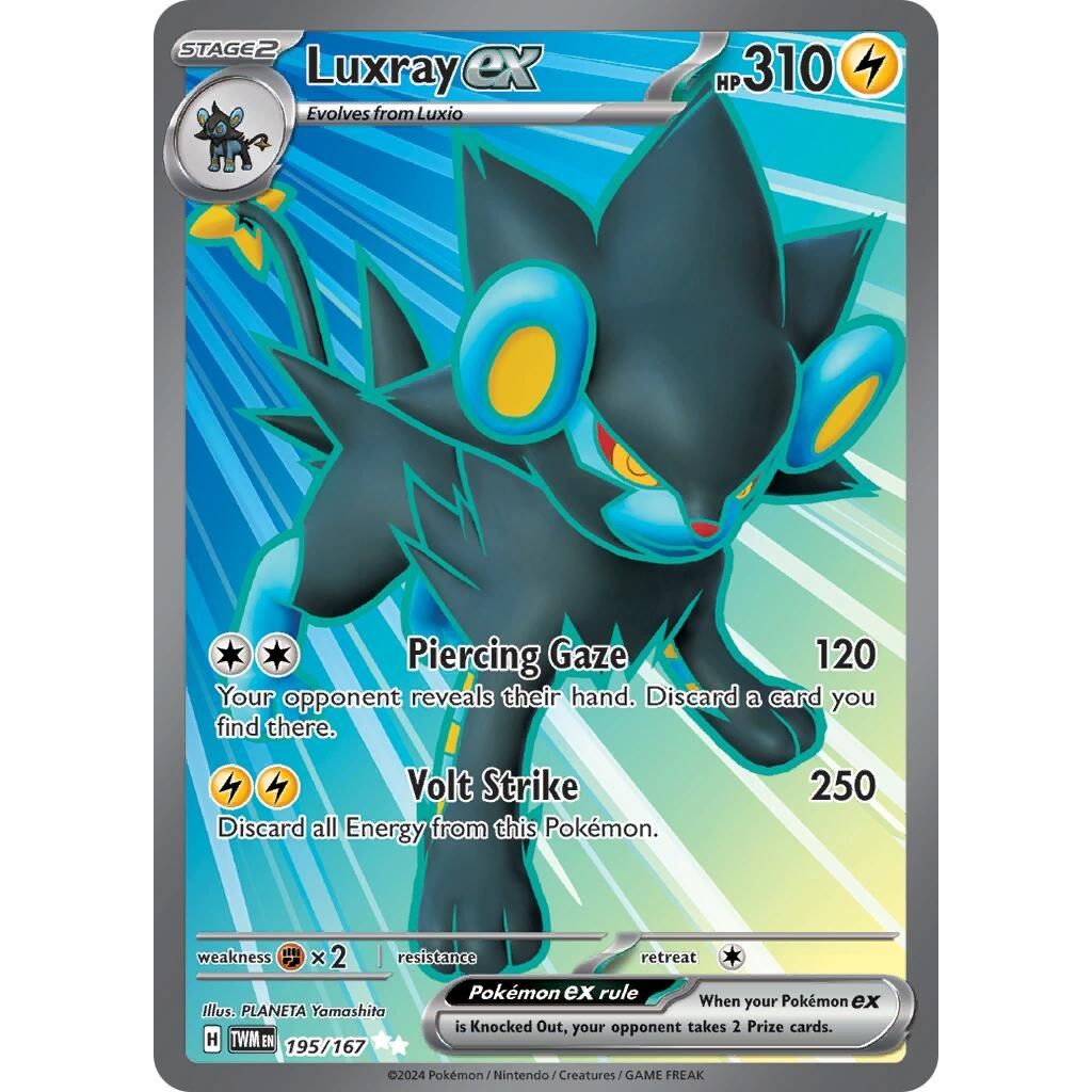 Luxray ex (195/167) (SV06: Twilight Masquerade) - PokeBox USA