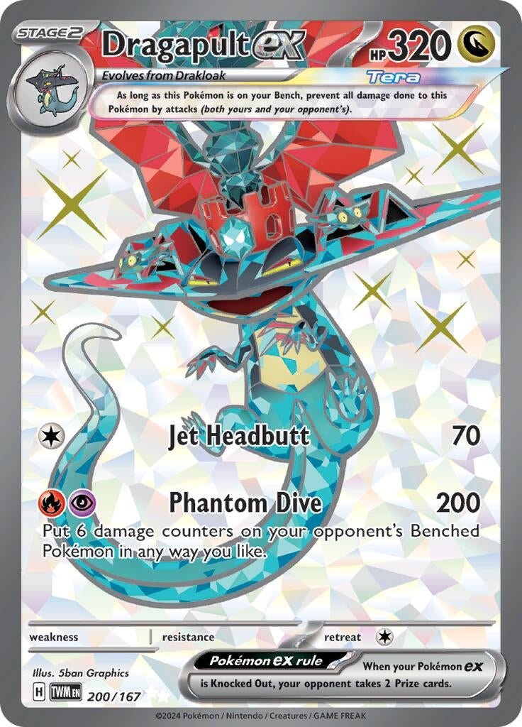 Dragapult ex (200/167) (SV06: Twilight Masquerade) - PokeBox USA