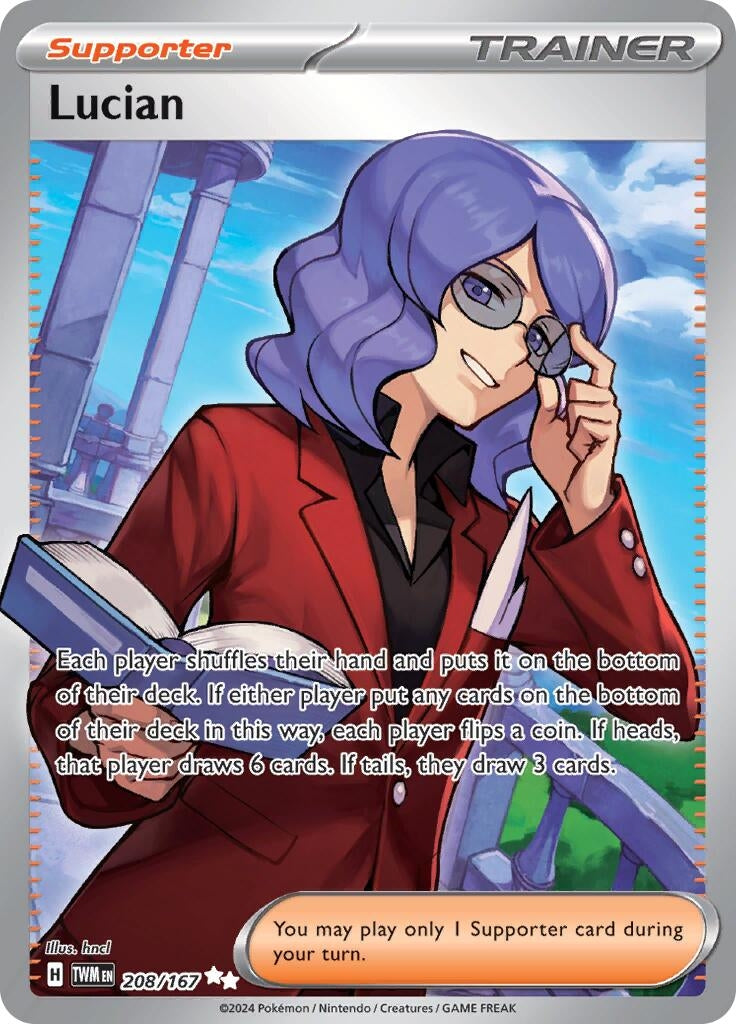 Lucian (208/167) (SV06: Twilight Masquerade) - PokeBox USA