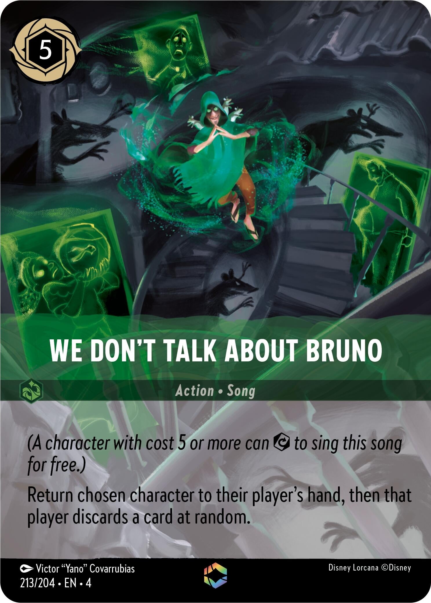 Image for We Don't Talk About Bruno (Enchanted) (213/204) (Ursula's Return) (4) - Disney Lorcana