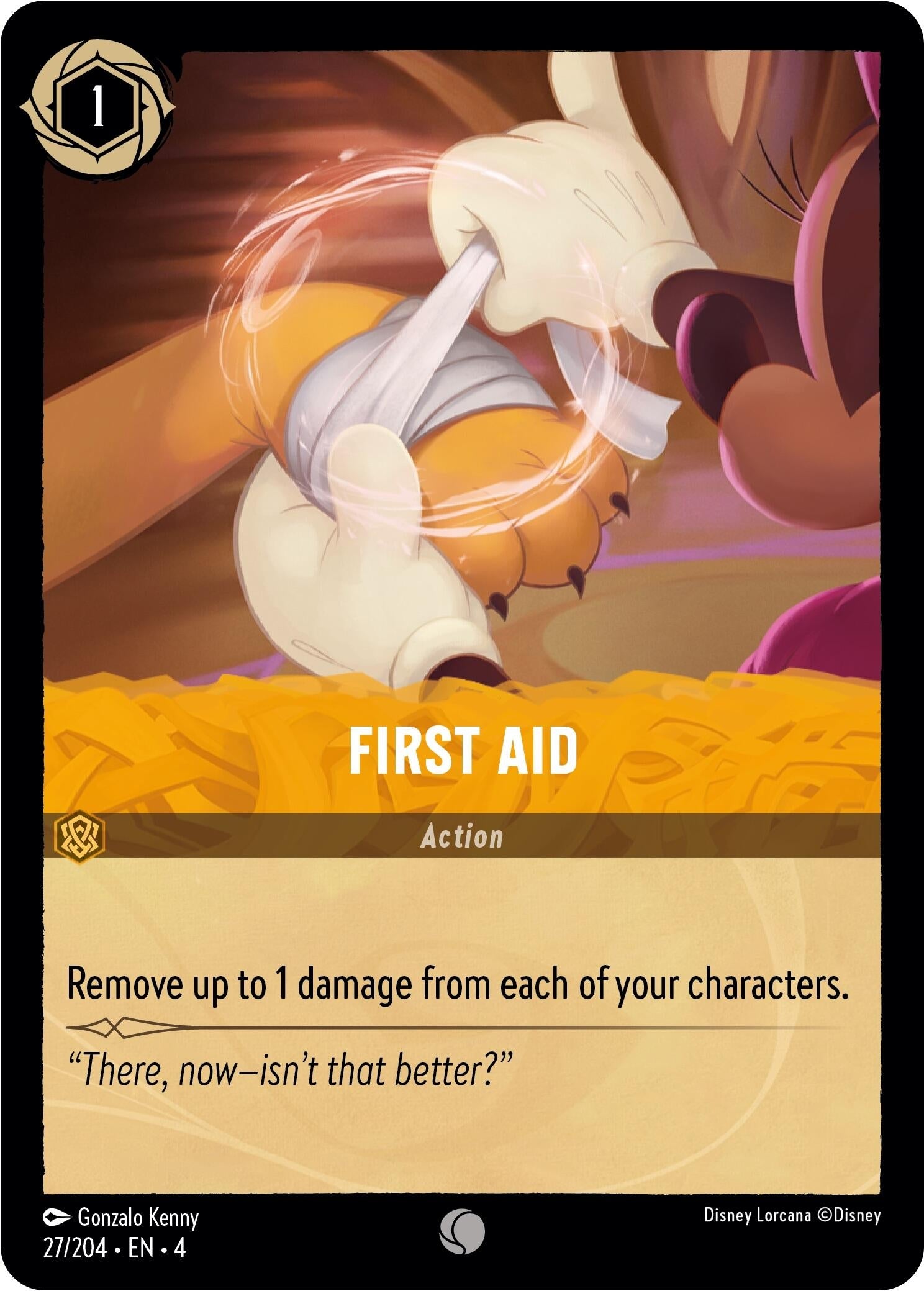 Image for First Aid (27/204) (Ursula's Return) (4) - Disney Lorcana