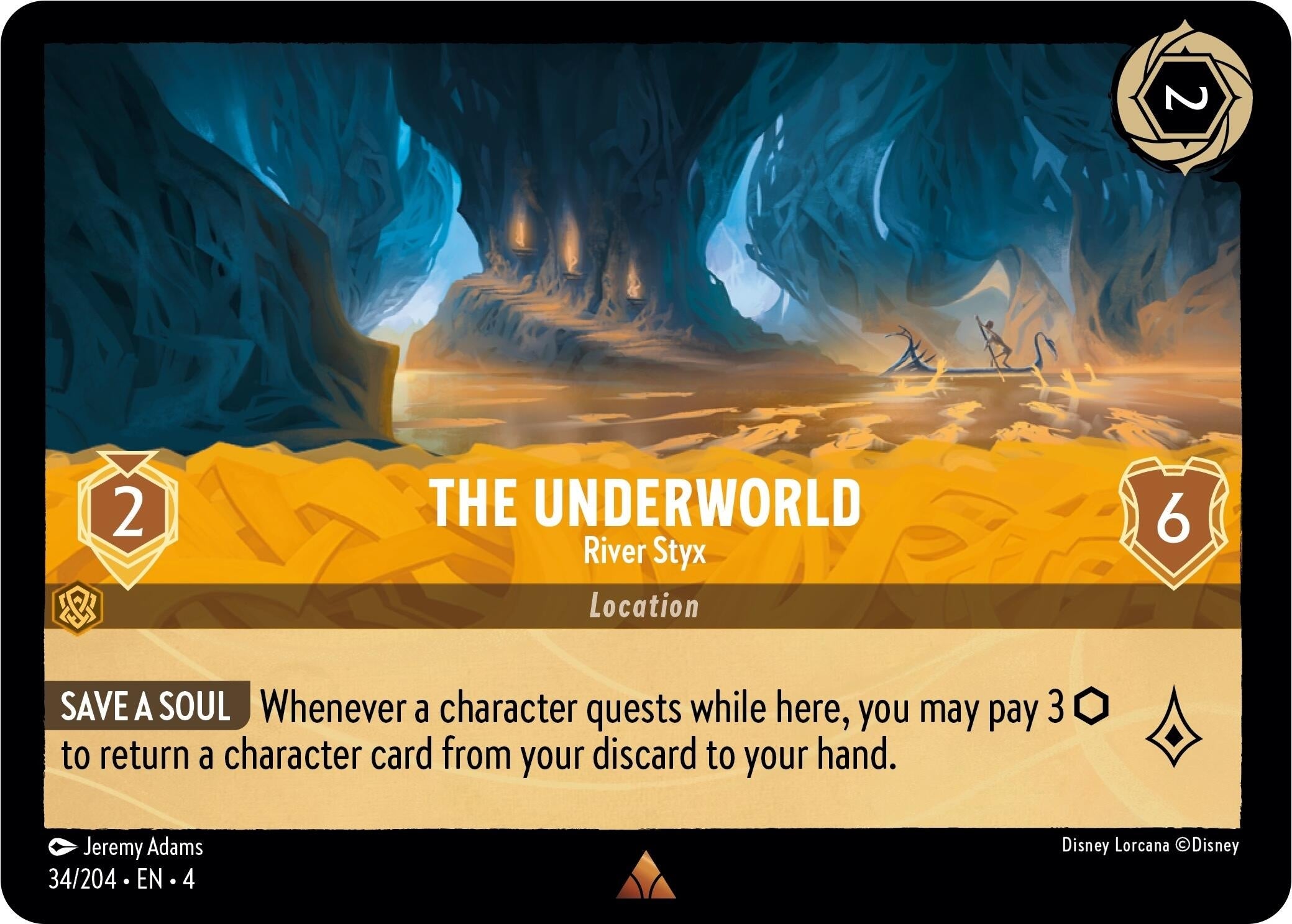 Image for The Underworld - River Styx (34/204) (Ursula's Return) (4) - Disney Lorcana