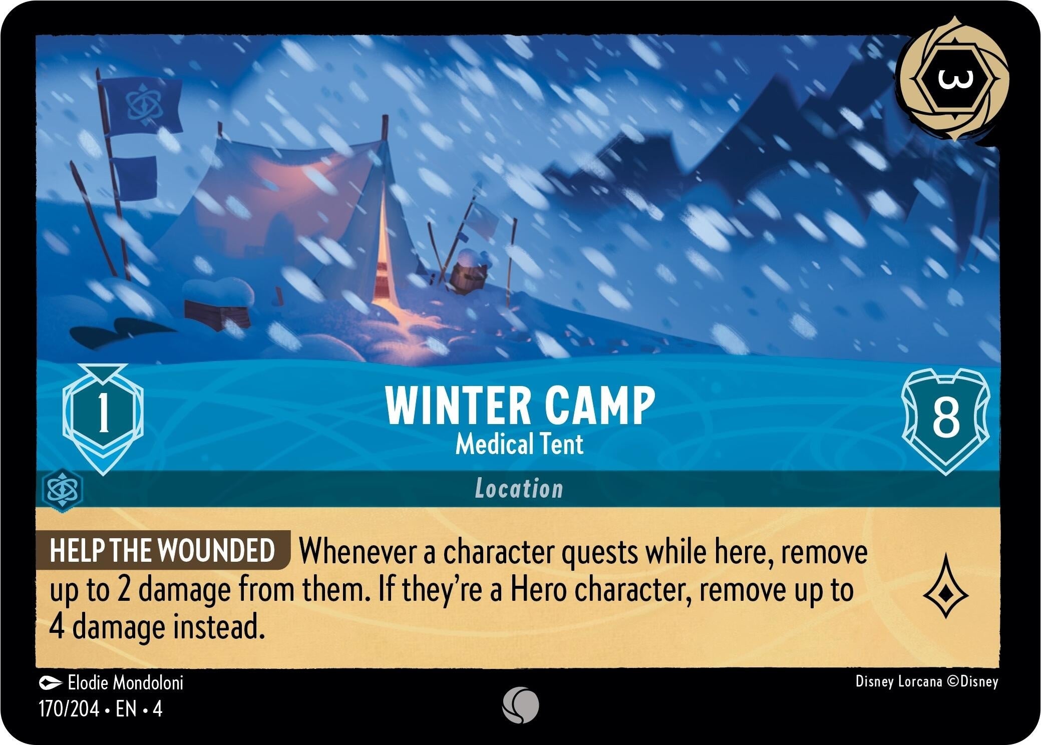 Image for Winter Camp - Medical Tent (170/204) (Ursula's Return) (4) - Disney Lorcana