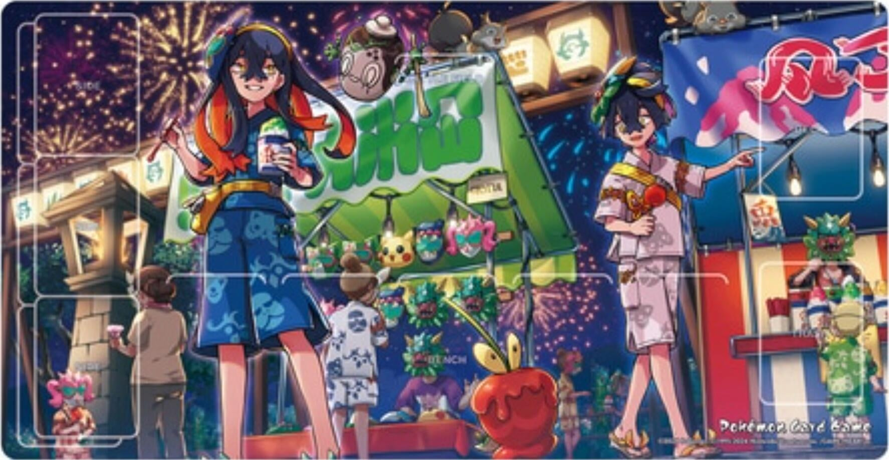 Image for Pokemon TCG: Pokemon Center Japan Exclusive Carmine and Kieran Playmat - Playmats