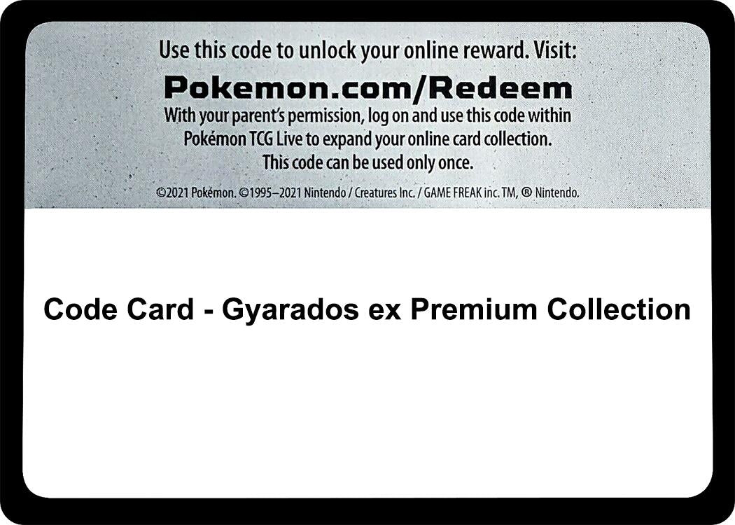 Image for Code Card - Gyarados ex Premium Collection (Miscellaneous Cards & Products) (MCAP) - Pokemon