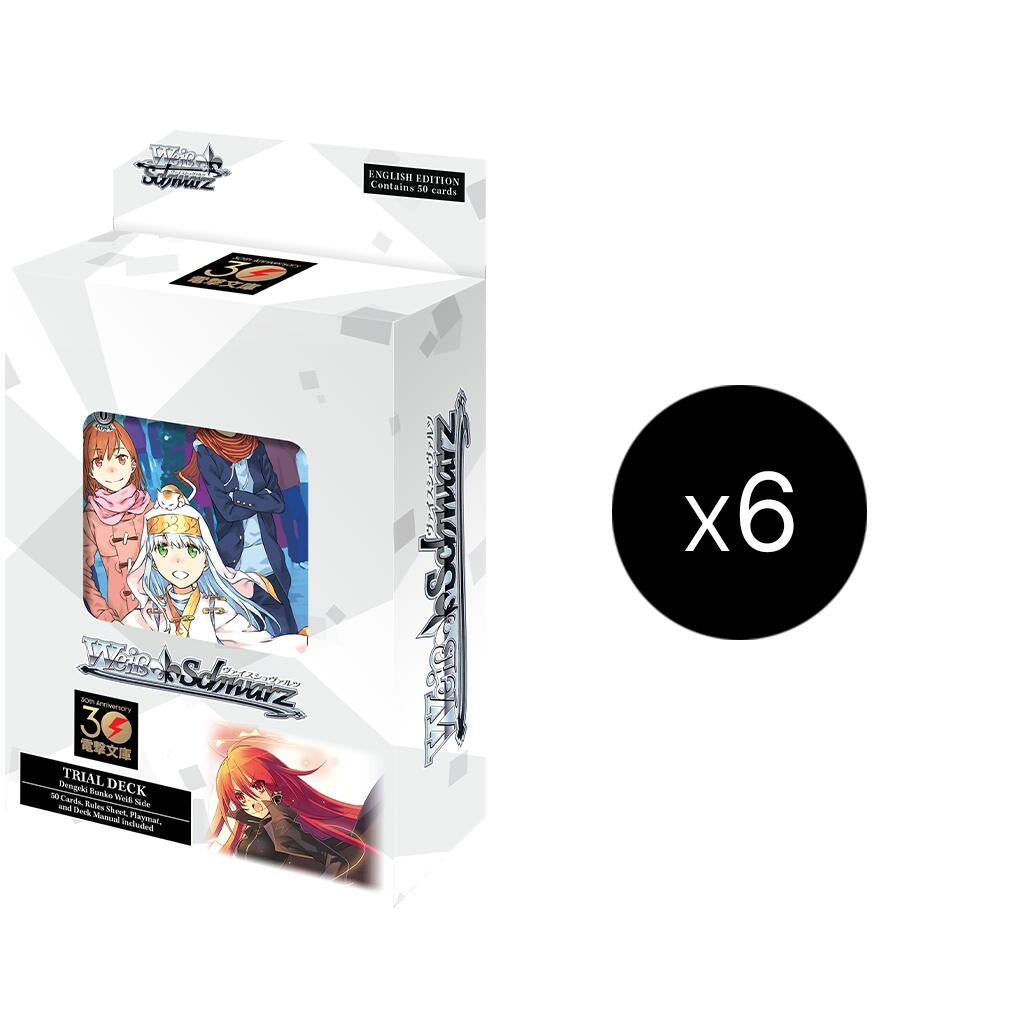 Image for Dengeki Bunko Weiss Side Trial Deck Display - Weiss Schwarz