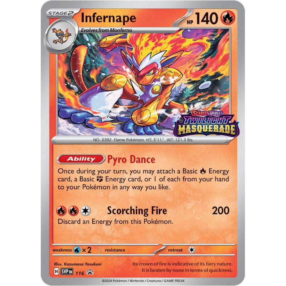 Infernape - 116 (116) (SV: Scarlet & Violet Promo Cards) - PokeBox USA