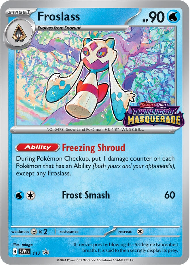Image for Froslass - 117 (117) (SV: Scarlet & Violet Promo Cards) (SVP) - Pokemon