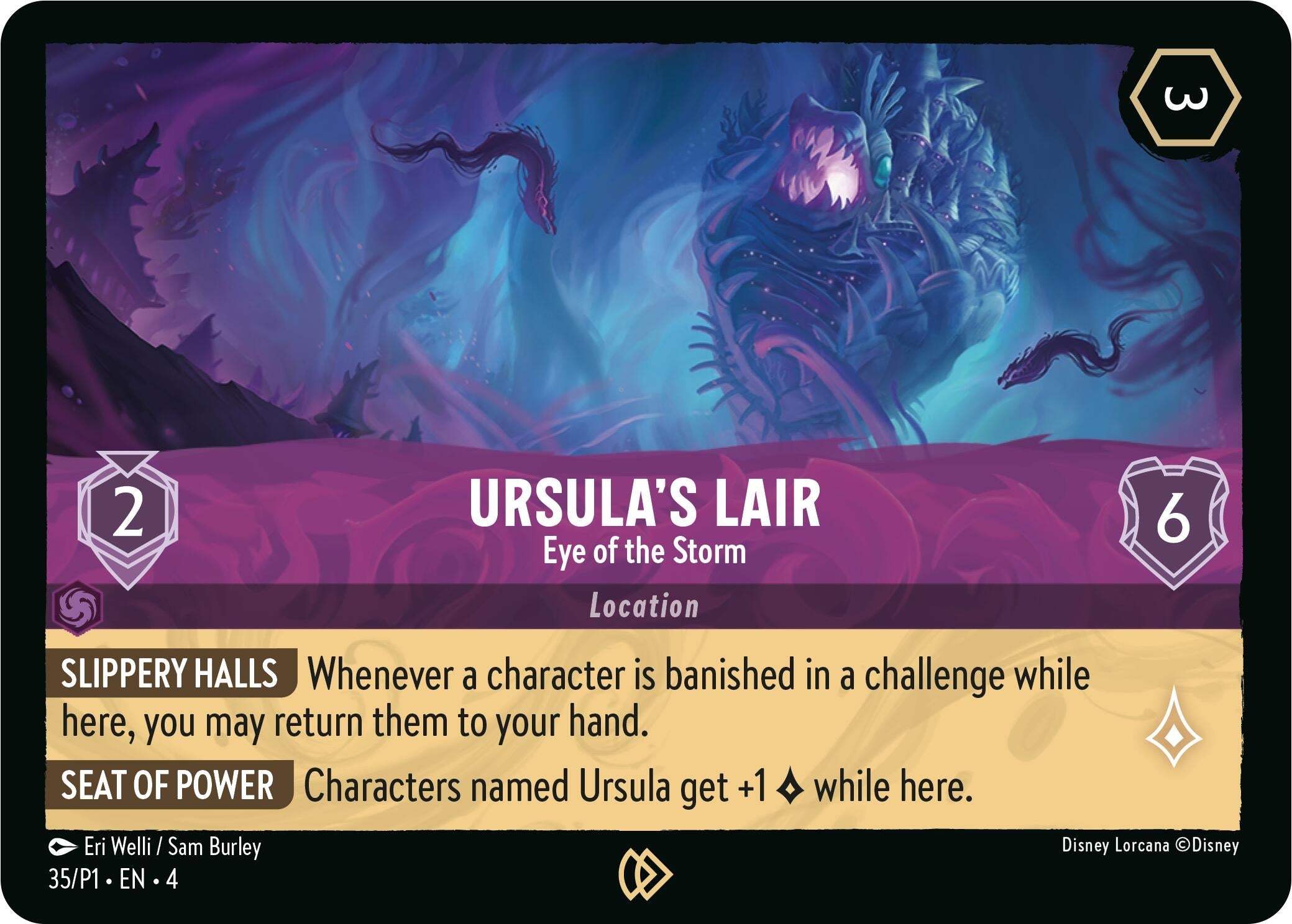 Image for Ursula's Lair - Eye of the Storm (35) (Disney Lorcana Promo Cards) (DLPC) - Disney Lorcana