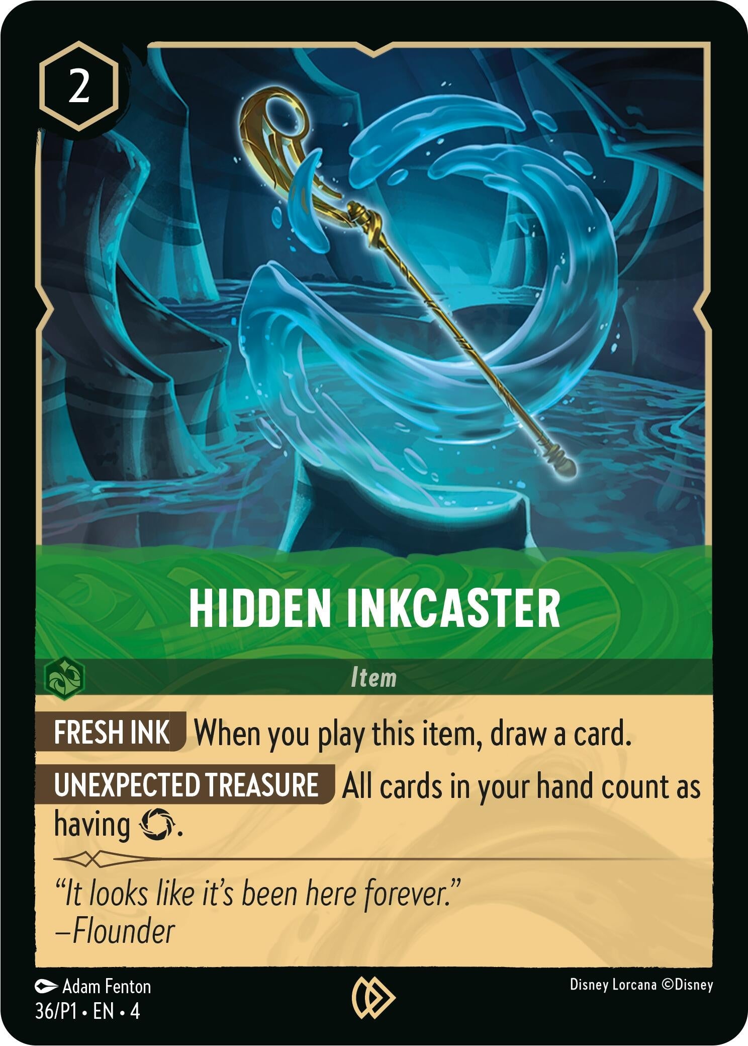 Image for Hidden Inkcaster (36) (Disney Lorcana Promo Cards) (DLPC) - Disney Lorcana