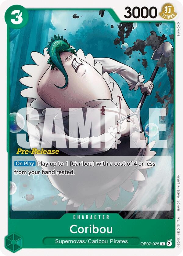 Image for Coribou (OP07-025) (500 Years in the Future Pre-Release Cards) (OP07 PRE) - One Piece Card Game
