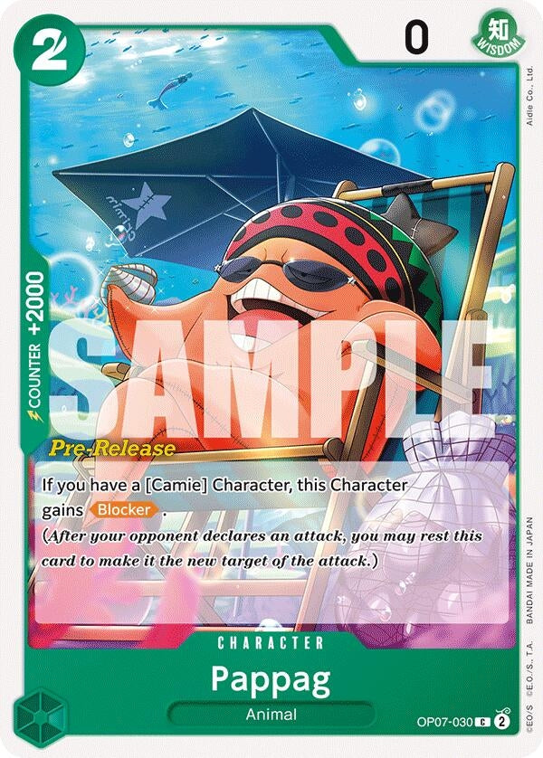 Image for Pappag (OP07-030) (500 Years in the Future Pre-Release Cards) (OP07 PRE) - One Piece Card Game
