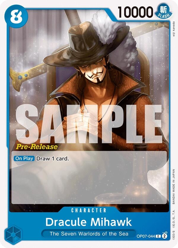 Image for Dracule Mihawk (OP07-044) (500 Years in the Future Pre-Release Cards) (OP07 PRE) - One Piece Card Game