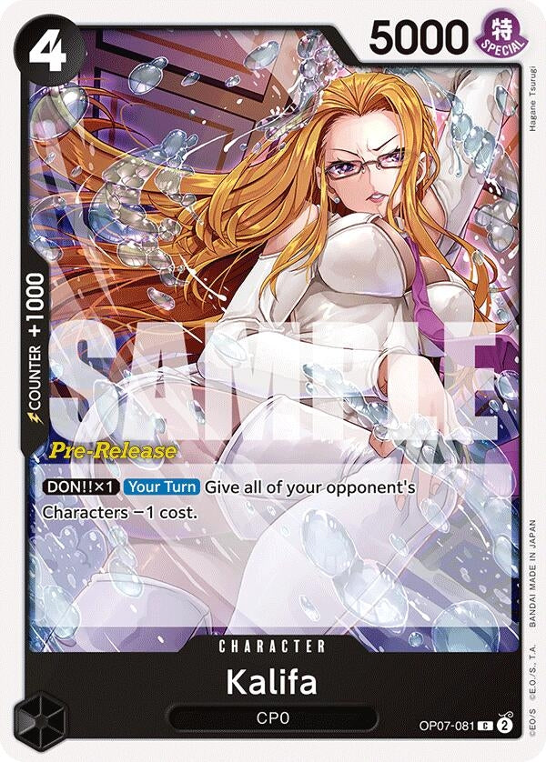 Image for Kalifa (OP07-081) (500 Years in the Future Pre-Release Cards) (OP07 PRE) - One Piece Card Game