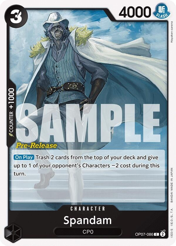 Image for Spandam (OP07-086) (500 Years in the Future Pre-Release Cards) (OP07 PRE) - One Piece Card Game