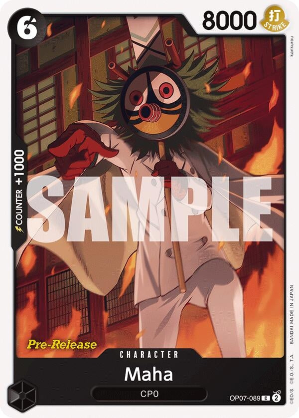 Image for Maha (OP07-089) (500 Years in the Future Pre-Release Cards) (OP07 PRE) - One Piece Card Game