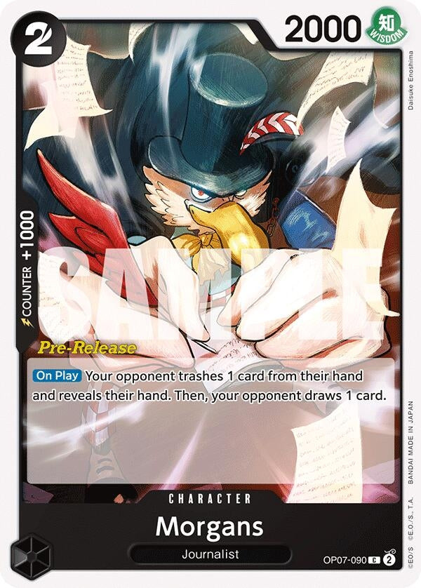 Image for Morgans (OP07-090) (500 Years in the Future Pre-Release Cards) (OP07 PRE) - One Piece Card Game