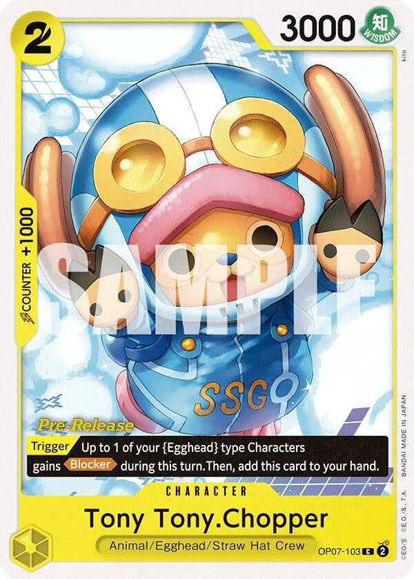 Image for Tony Tony.Chopper (103) (OP07-103) (500 Years in the Future Pre-Release Cards) (OP07 PRE) - One Piece Card Game