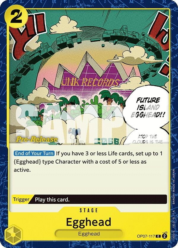Image for Egghead (OP07-117) (500 Years in the Future Pre-Release Cards) (OP07 PRE) - One Piece Card Game